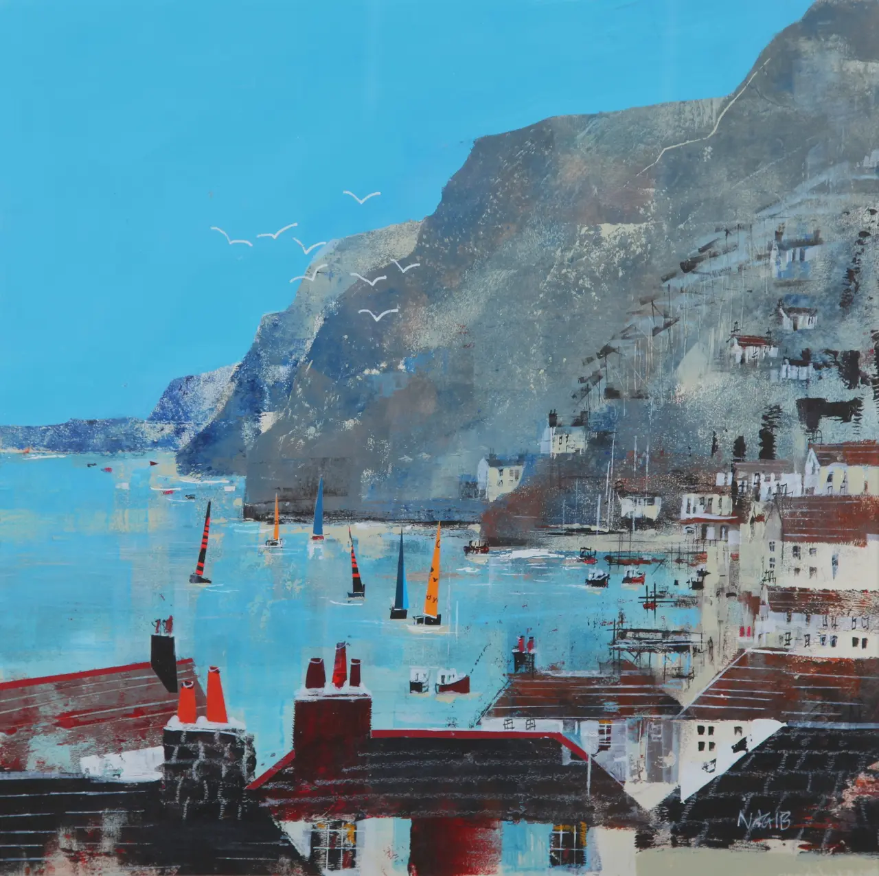 Nagib Karsan - a fine day for sailing, dartmouth
