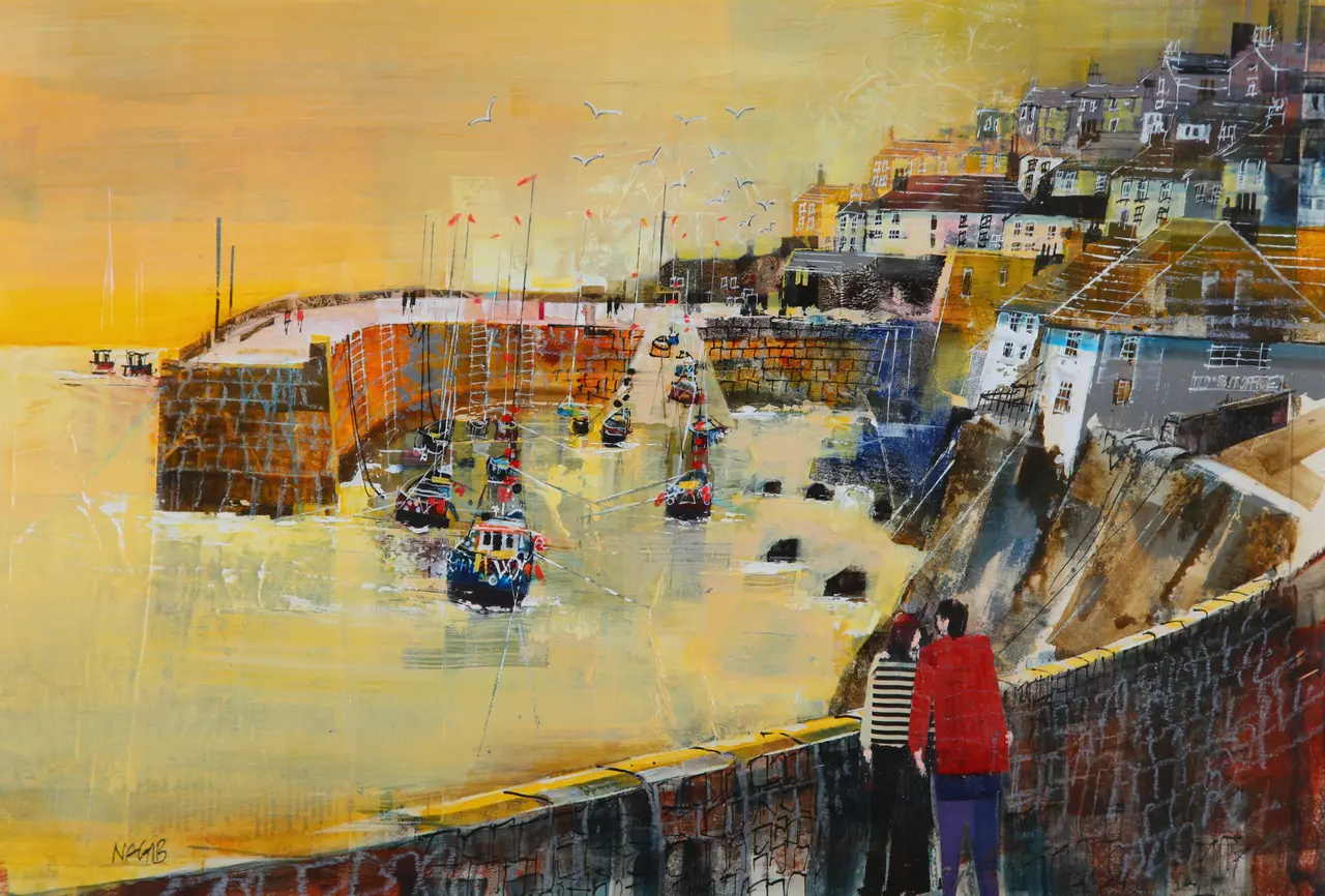 Nagib Karsan - a stroll around the harbour, coverack