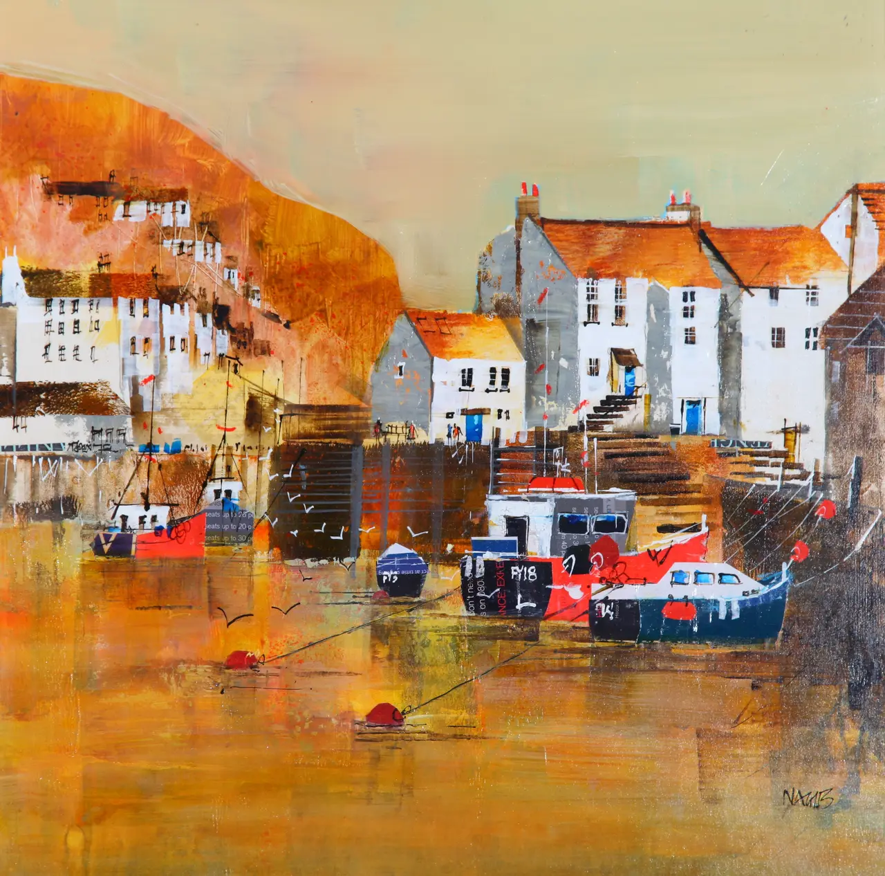 Nagib Karsan - a calm day, polperro