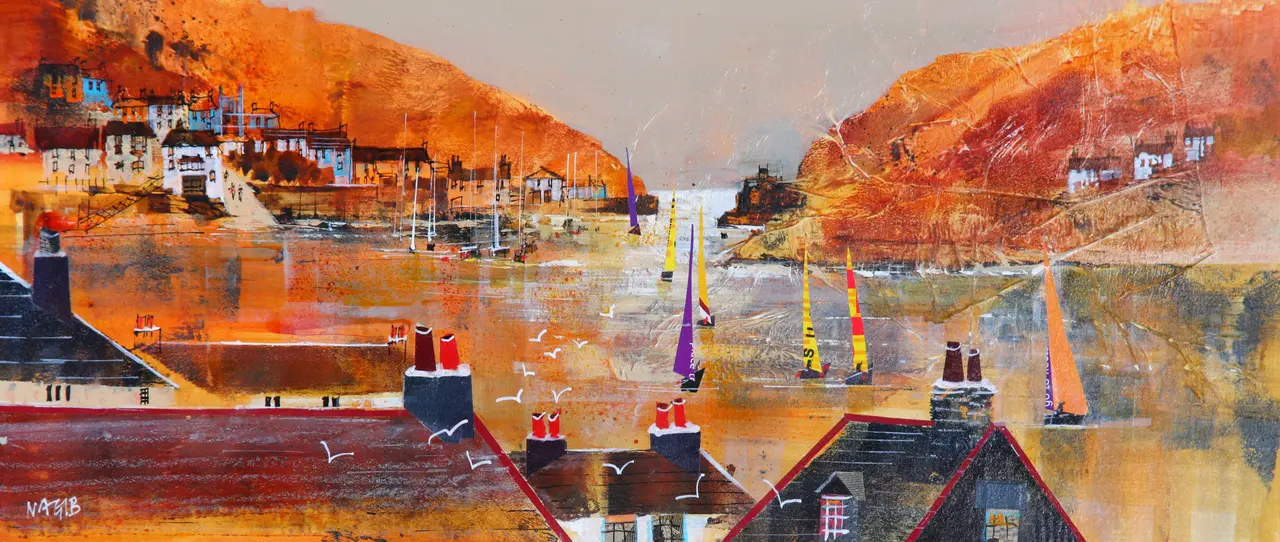 Nagib Karsan - autumn skies, dartmouth