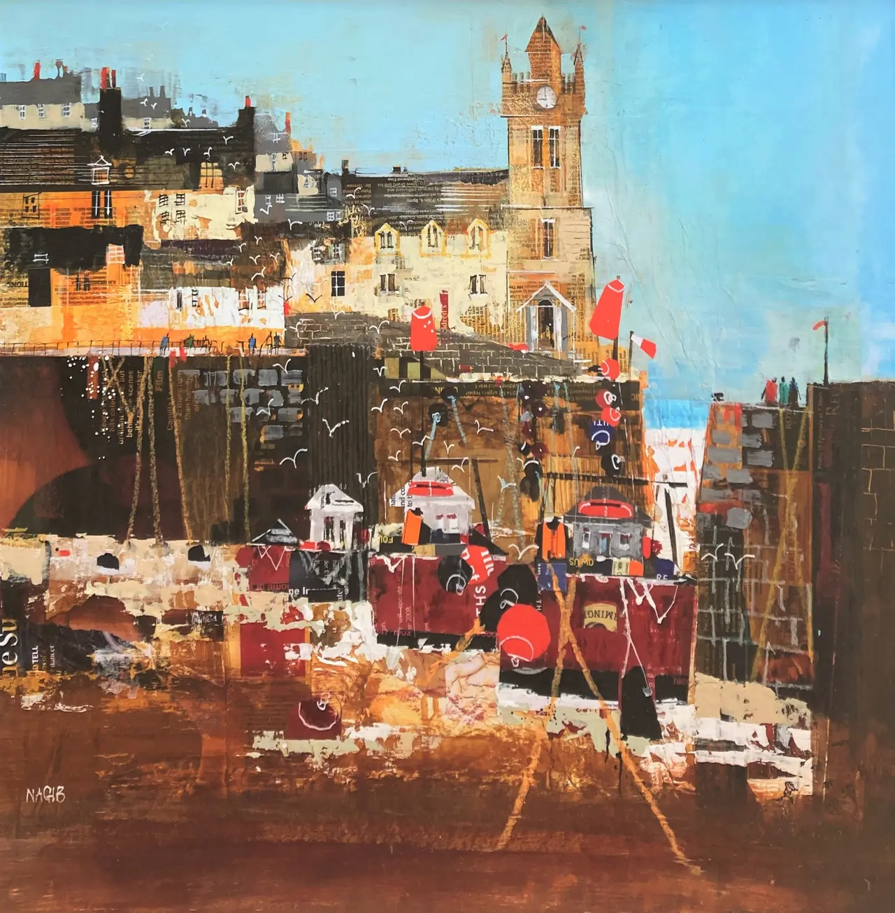 Nagib Karsan - fishing boats, porthleven