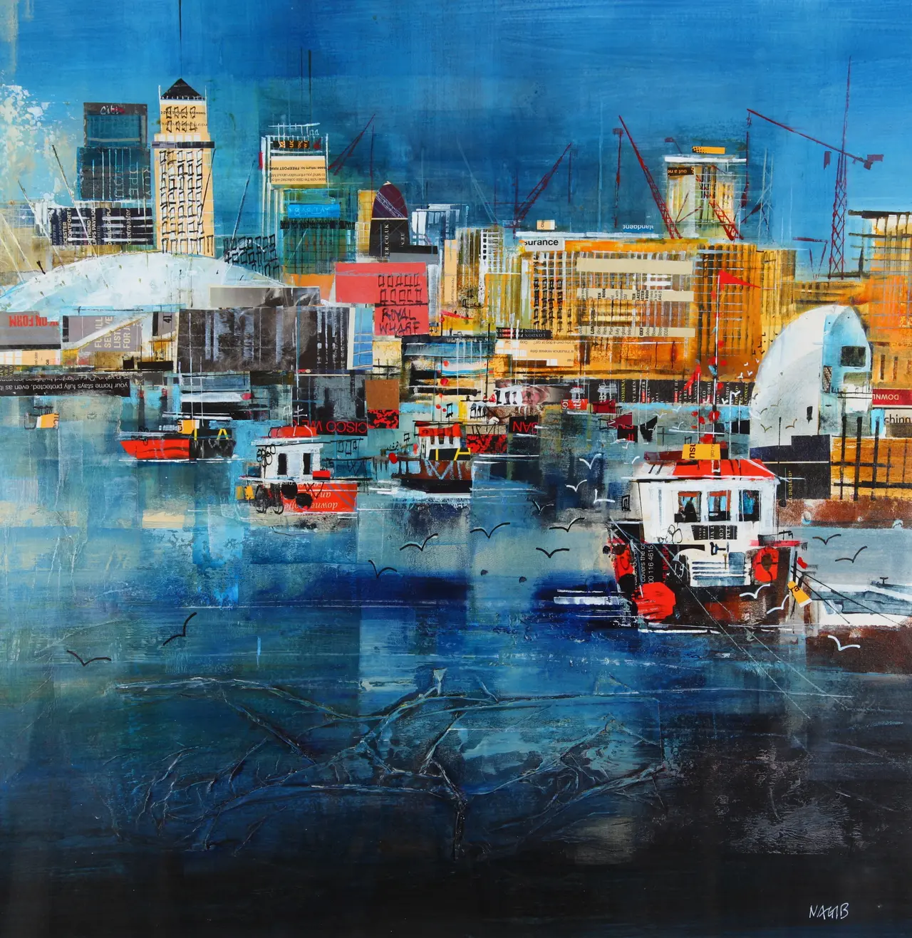 Nagib Karsan - the thames barrier and canary wharf