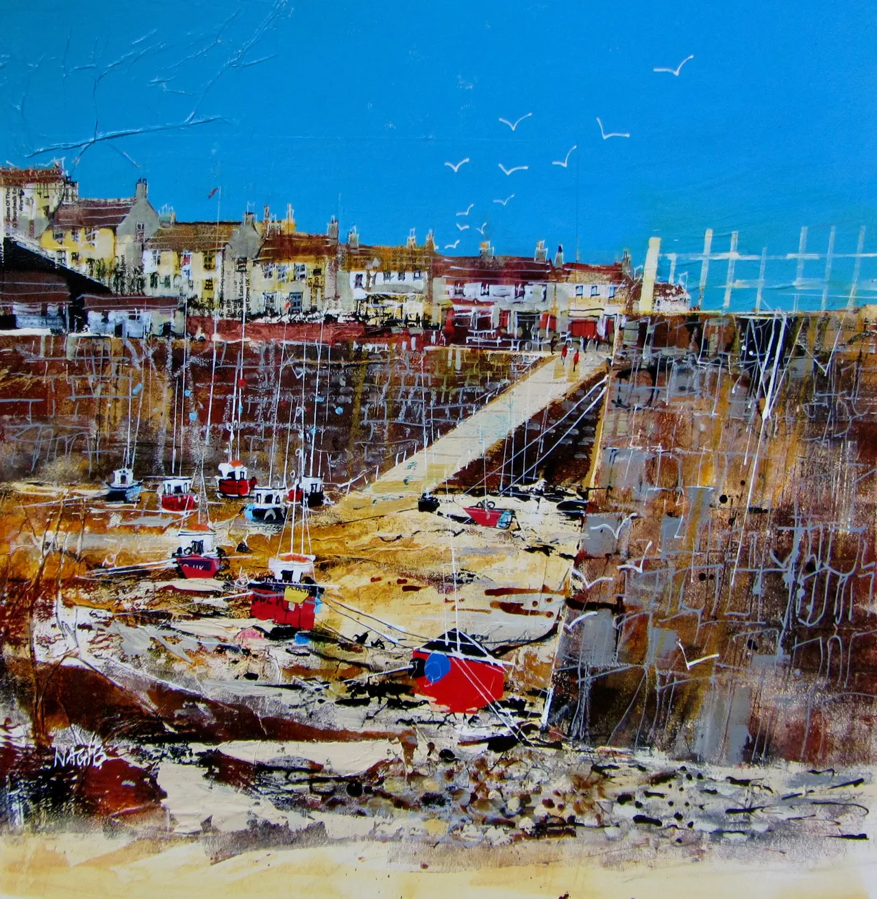 Nagib Karsan - low tide, lynmouth