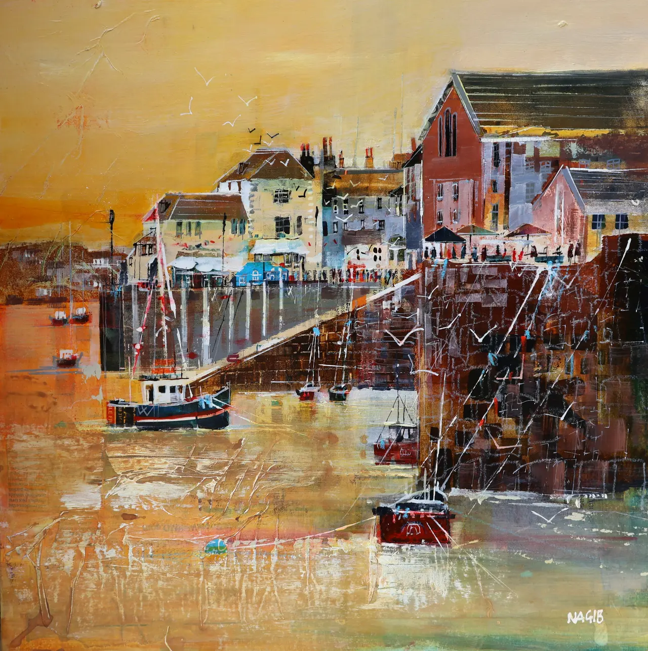 Nagib Karsan - quayside, fowey