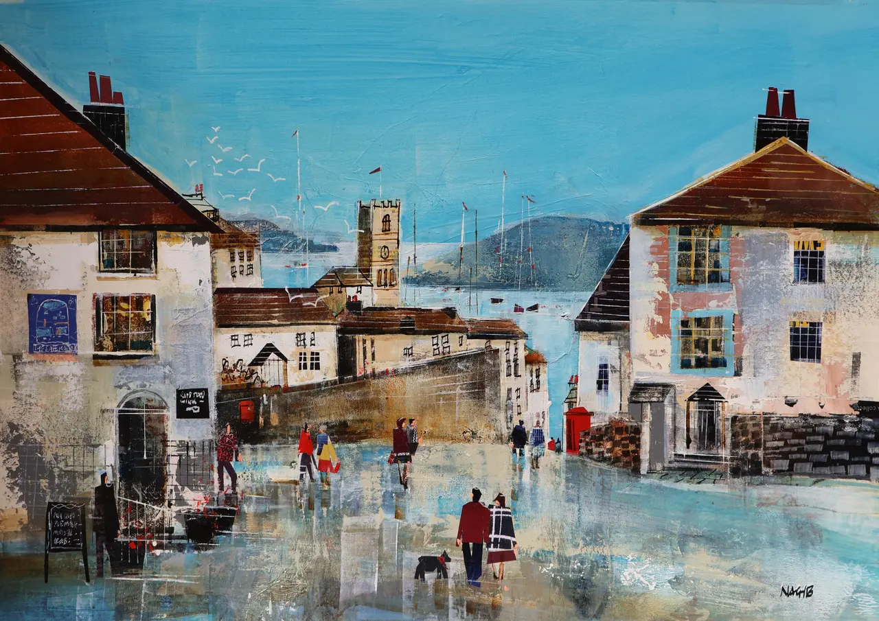 Nagib Karsan - town centre, fowey