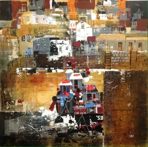 Nagib Karsan - fishing boats, polperro