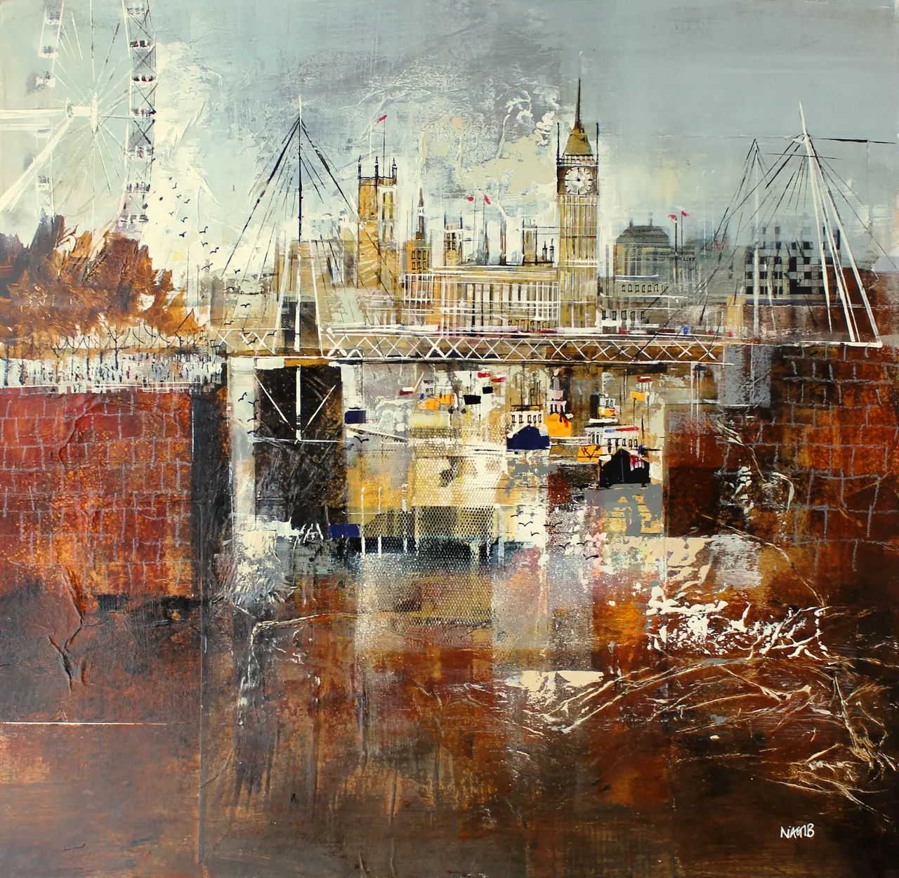 Nagib Karsan - london eye and houses of parliament