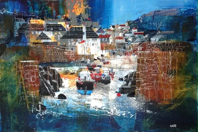 Nagib Karsan - moored up, port isaac