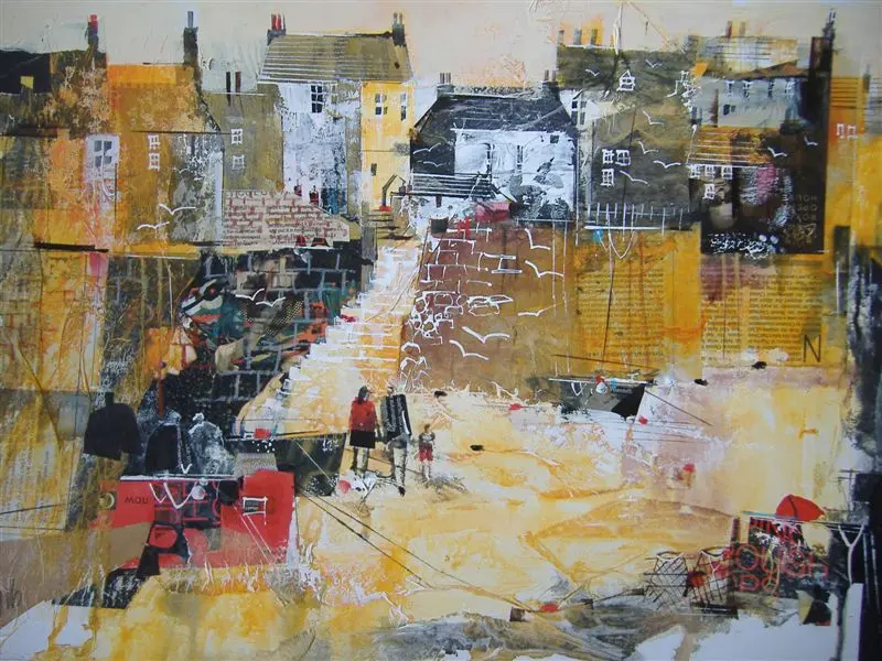 Nagib Karsan - amongst the boats, polperro