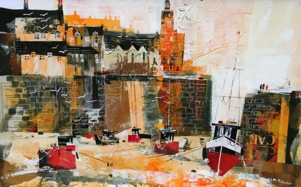 Nagib Karsan - waiting for the tide, portleven