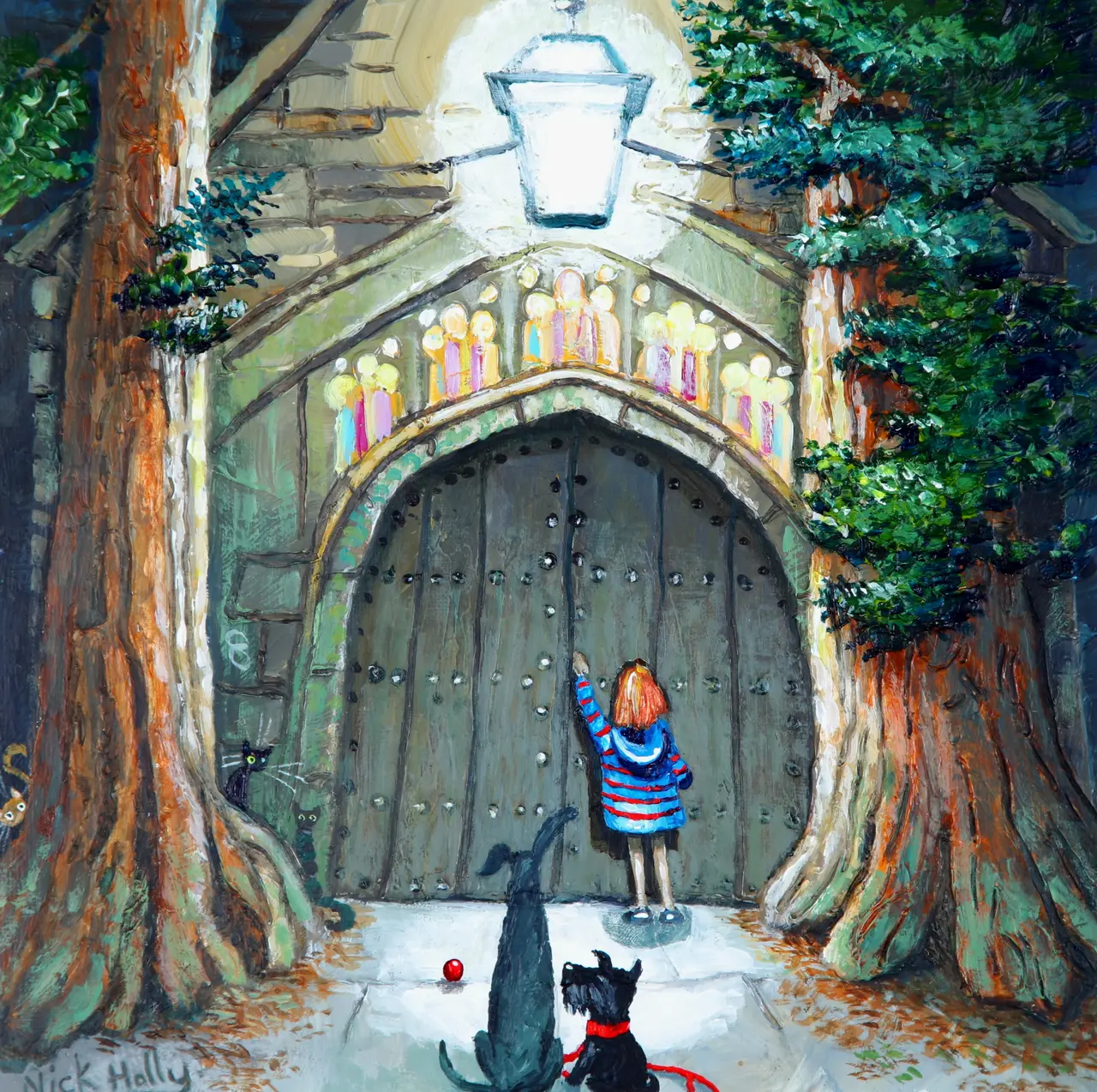 Nick Holly - church doorway, stow on the wold