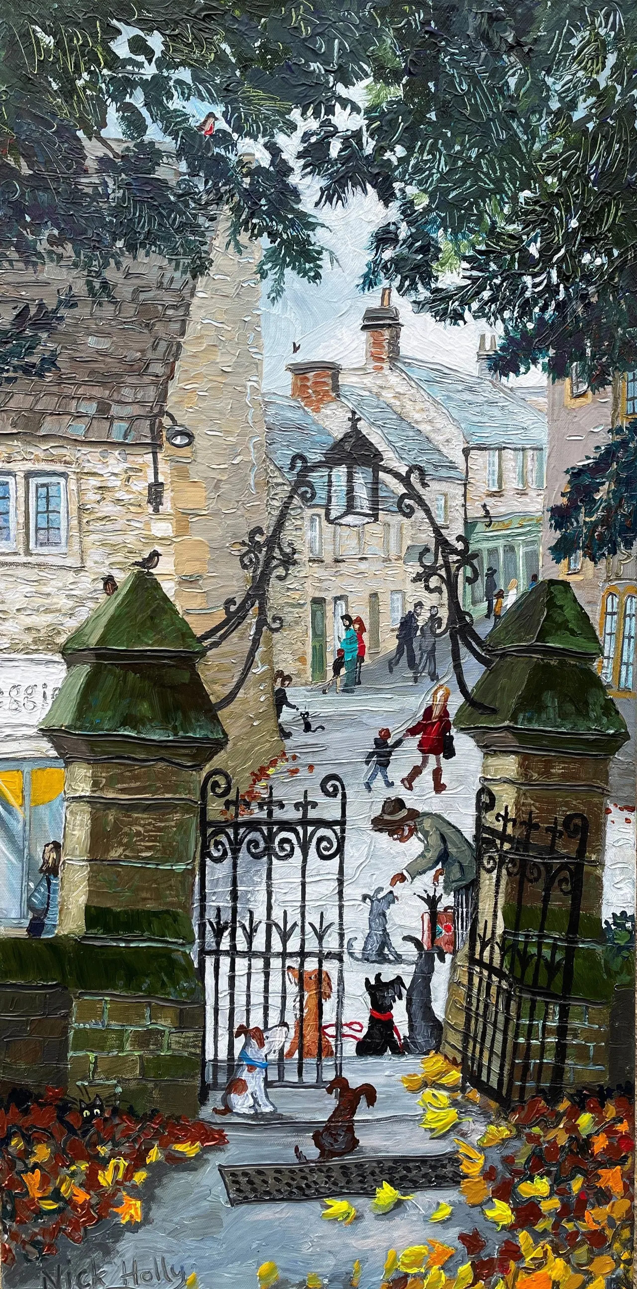 Nick Holly - church gates, stow-on-the-wold