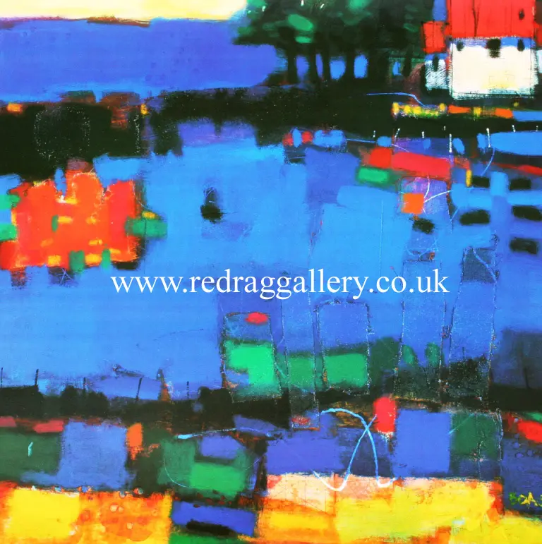 Francis Boag - blue field