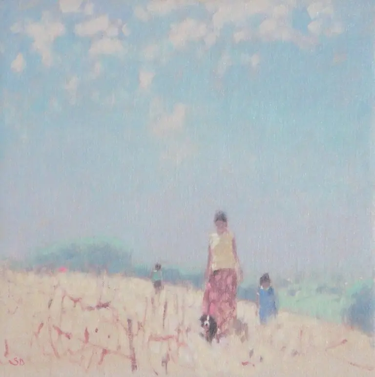Stephen Brown - walking with smudge