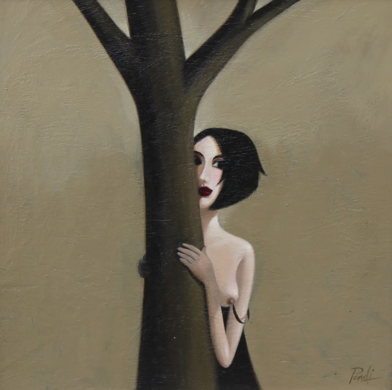 Paul Greenwood - girl in the secret forest
