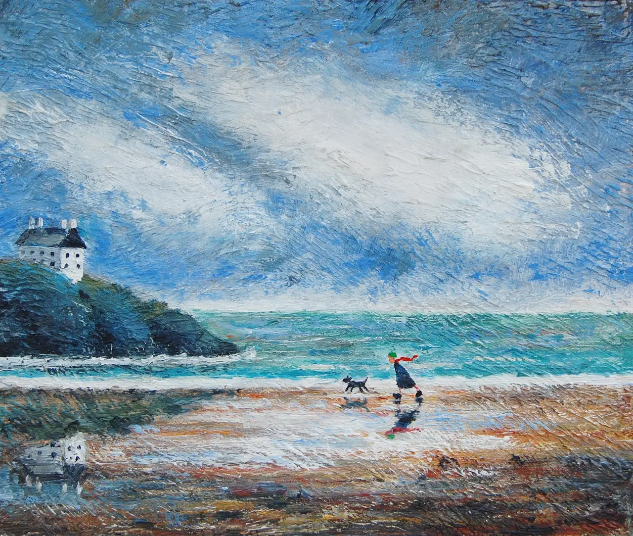Paul Robinson - the white house by the sea