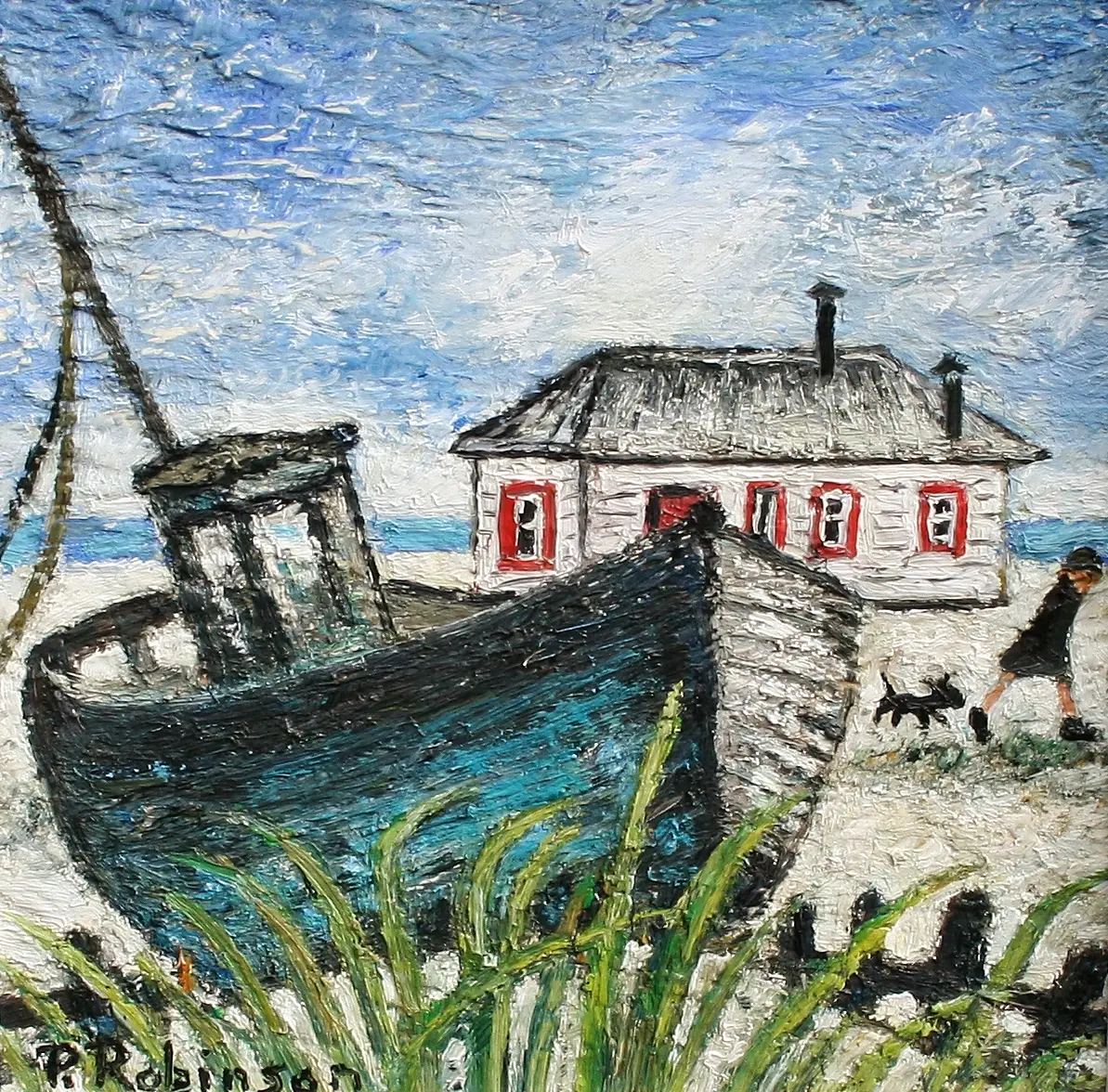 Paul Robinson - off to catch the bus, dungeness
