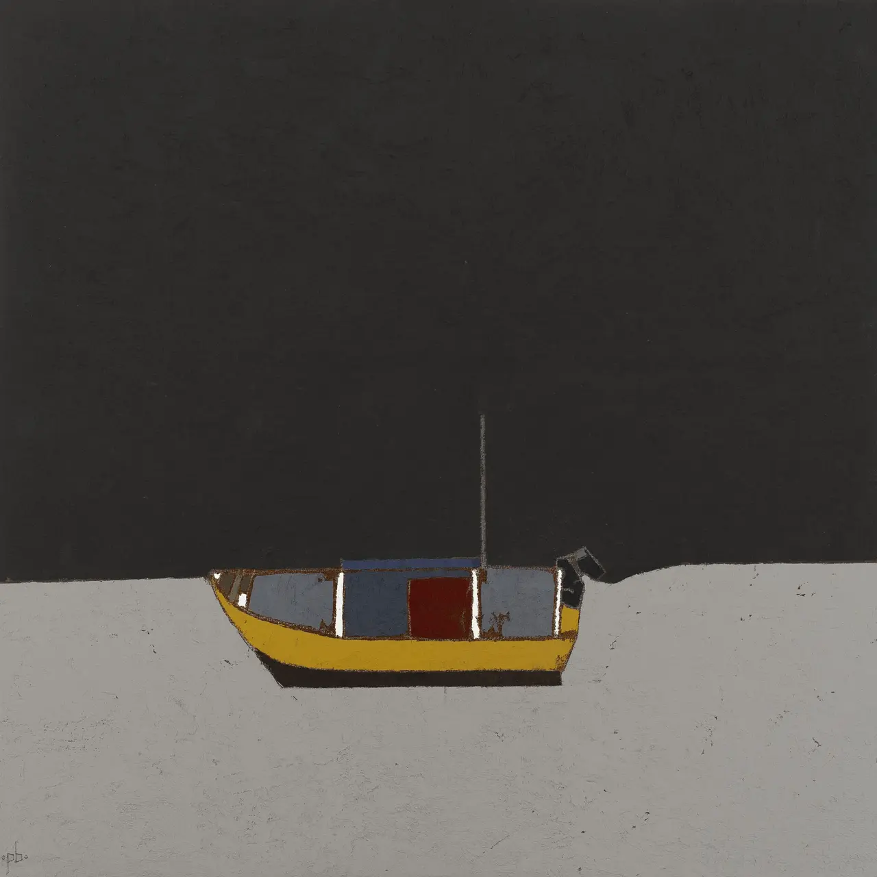 Peter Beeson - golden boat - st ives harbour