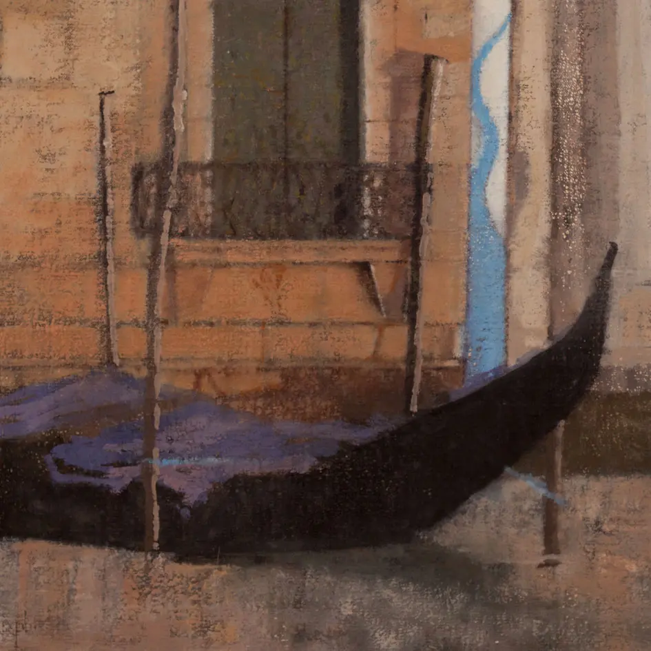 Peter Beeson - warm light, the grand canal, venice