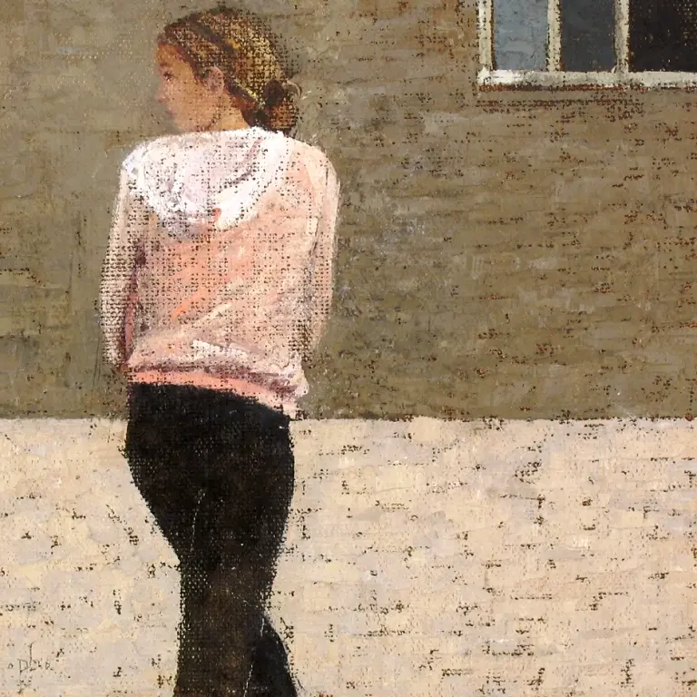 Peter Beeson - girl turning portmeor