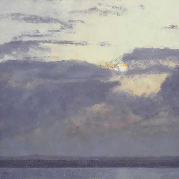 Peter Beeson - rain clearing, st. ives bay