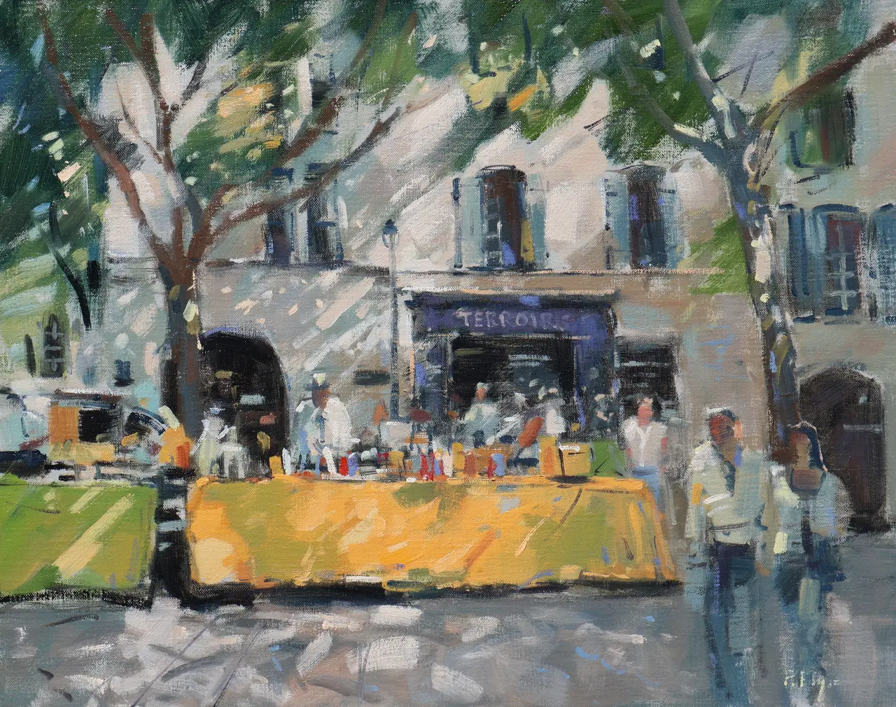 Peter Foyle - market day, uzes