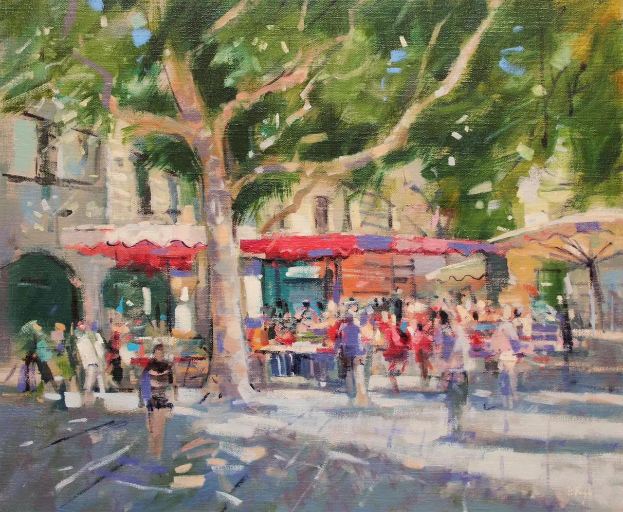 Peter Foyle - market day, provence