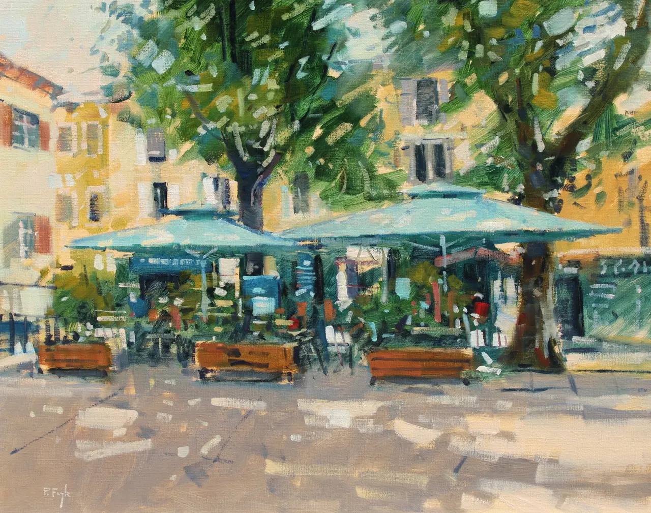 Peter Foyle - under the trees, st remy