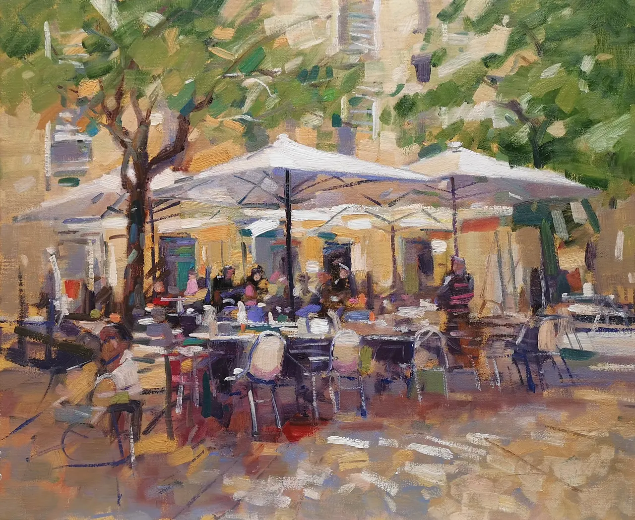 Peter Foyle - under the trees, menton