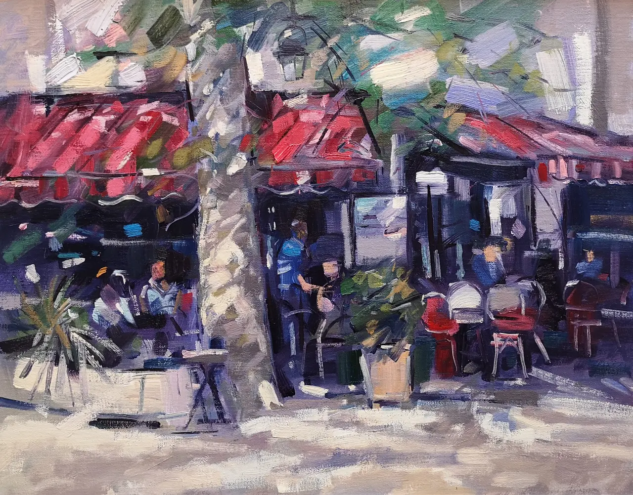 Peter Foyle - striped canopy, eze
