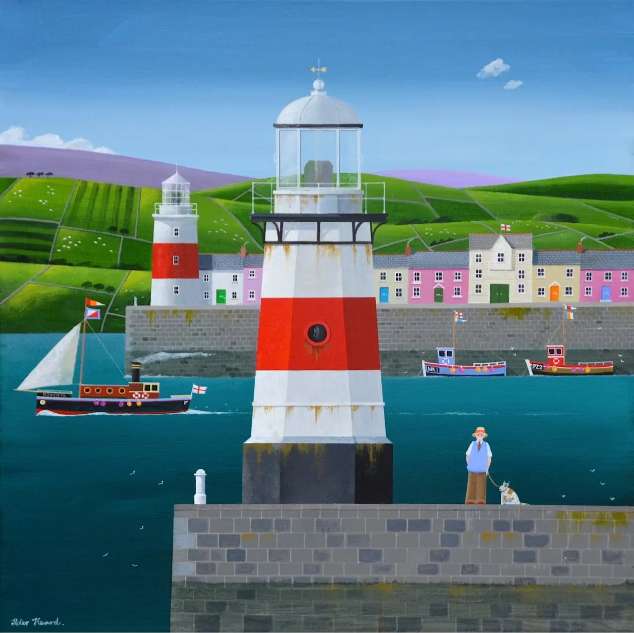 Peter Heard - harbour lights
