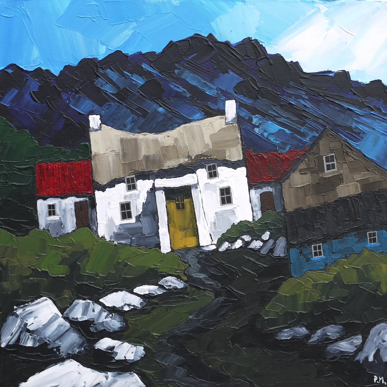 Peter Morgan - blue stone