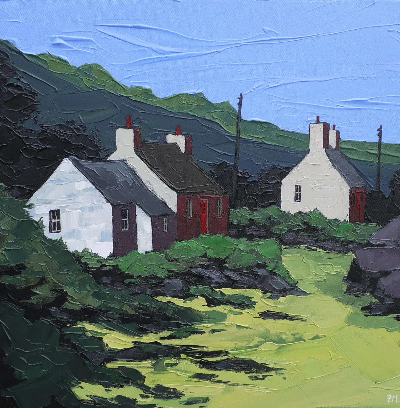 Peter Morgan - fishermen's cottages