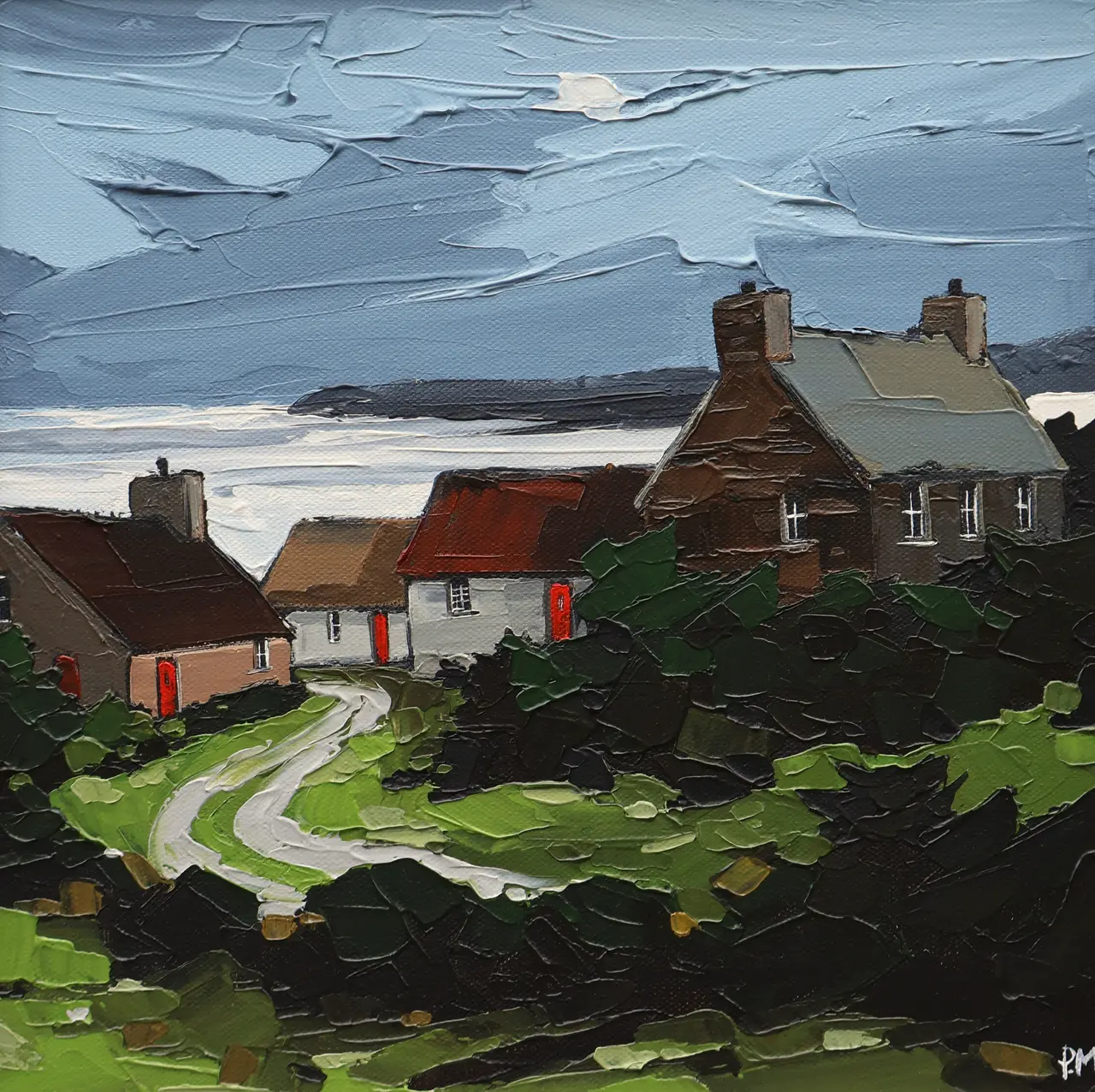 Peter Morgan - coastal farm overlooking whitesands