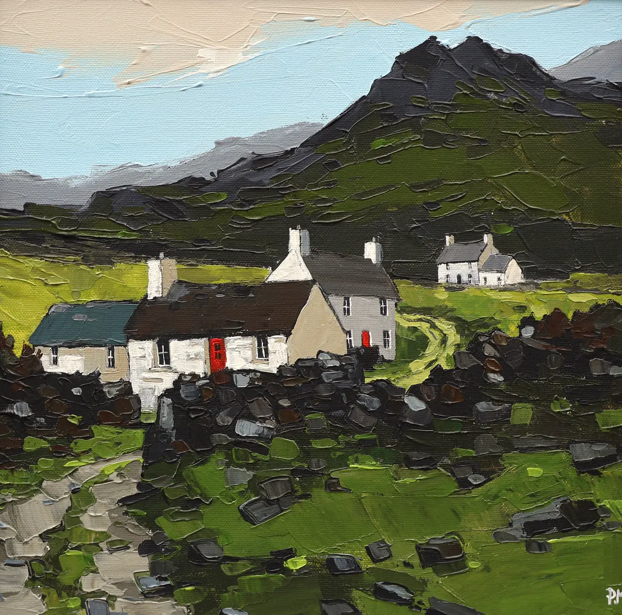 Peter Morgan - the path to the glyder fawr, snowdonia
