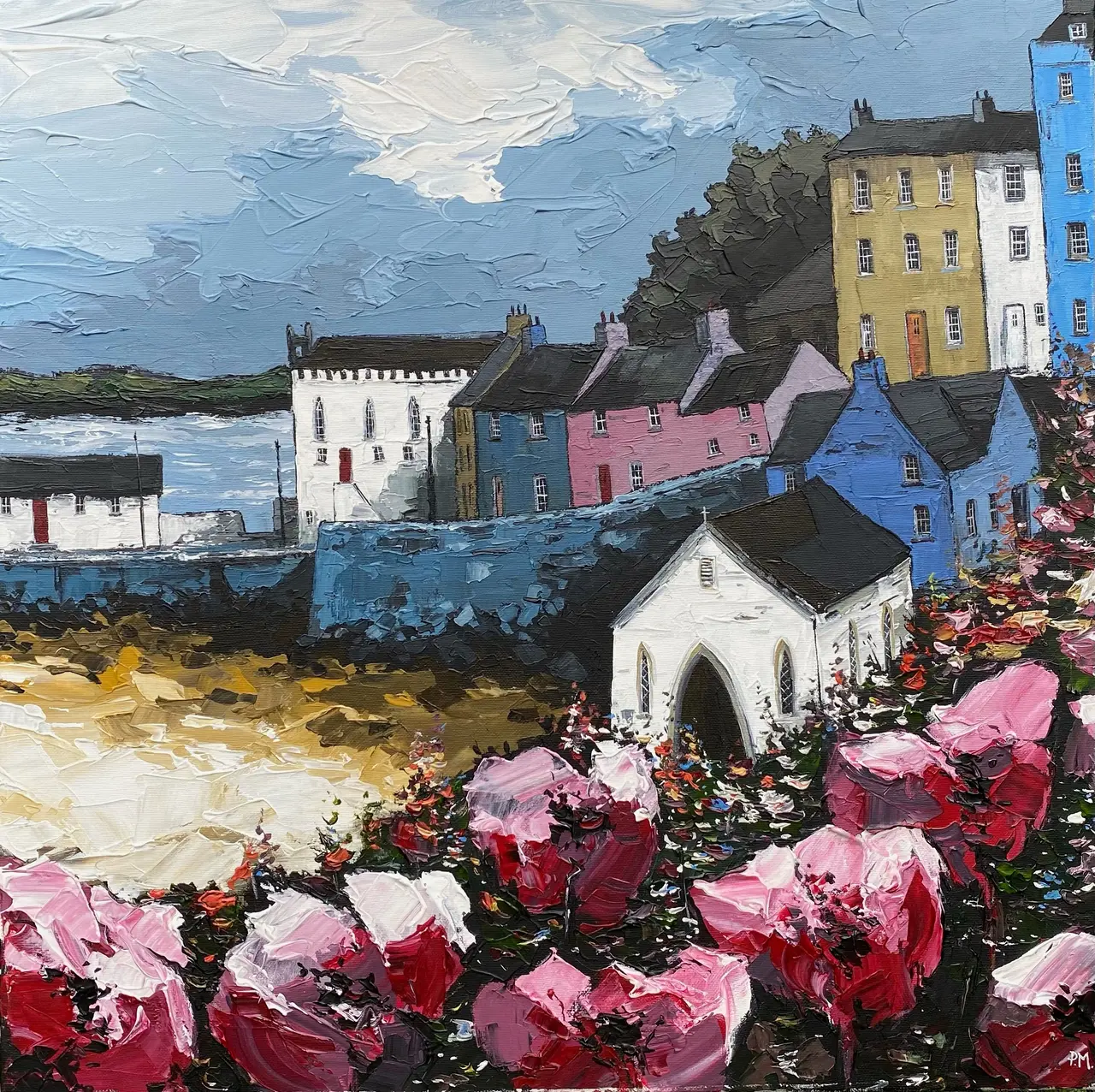 Peter Morgan - full bloom at tenby harbour