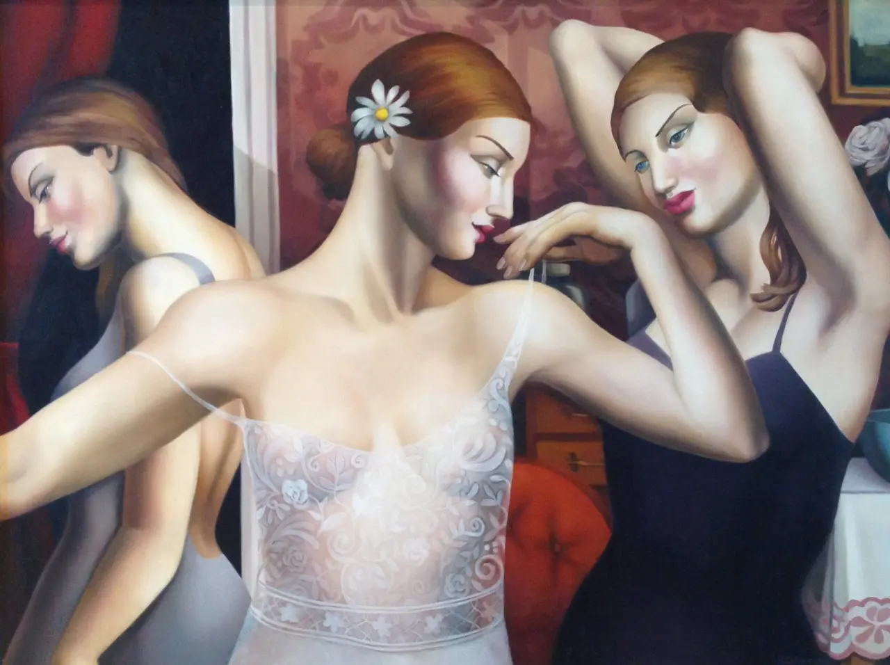 Rachel Deacon - women dressing