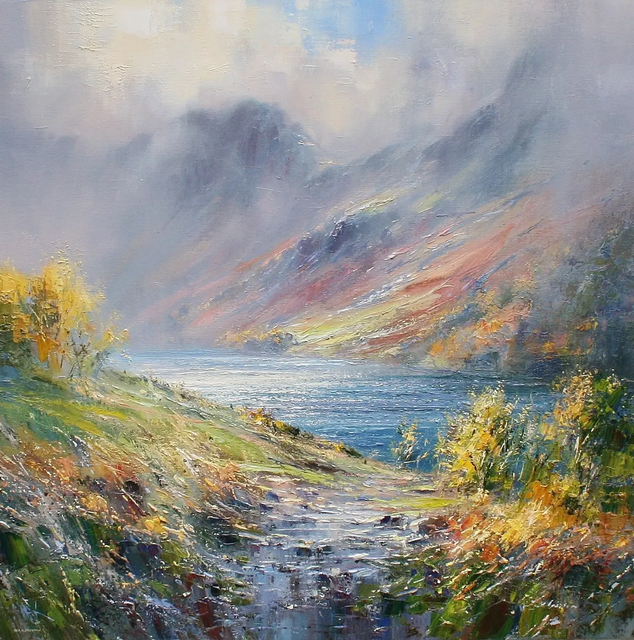 Rex Preston - october colours, buttermere