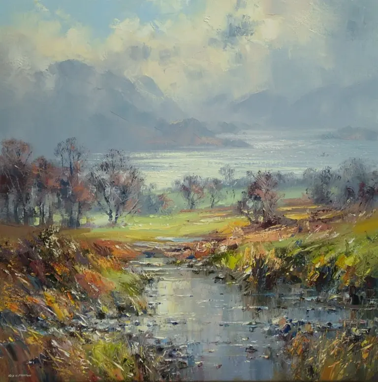 Rex Preston - morning light, ullswater