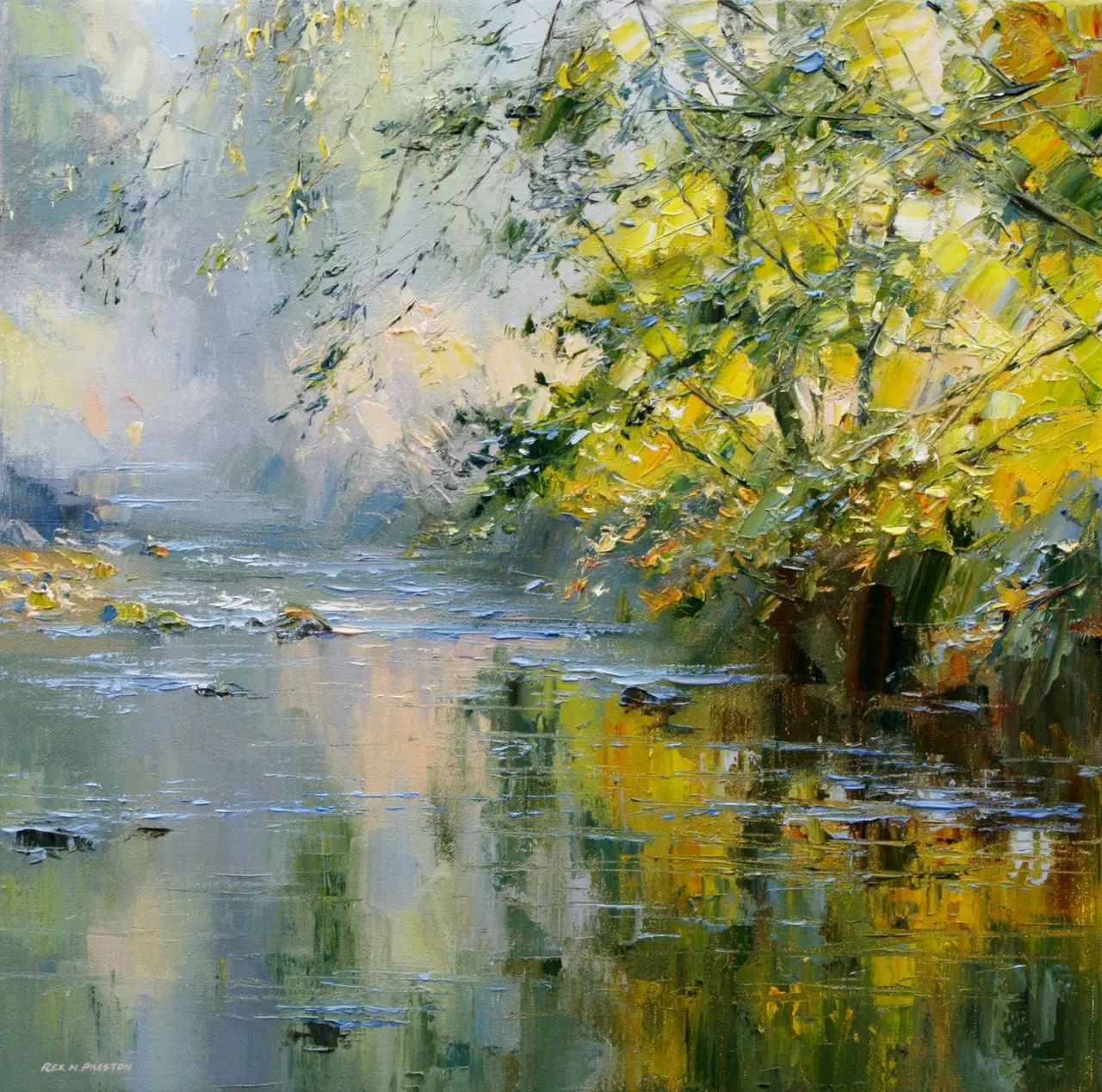 Rex Preston - early autumn, dovedale