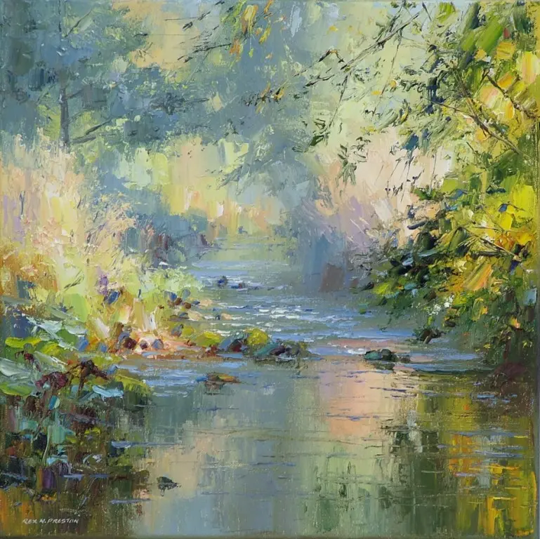 Rex Preston - september sunlight, dovedale