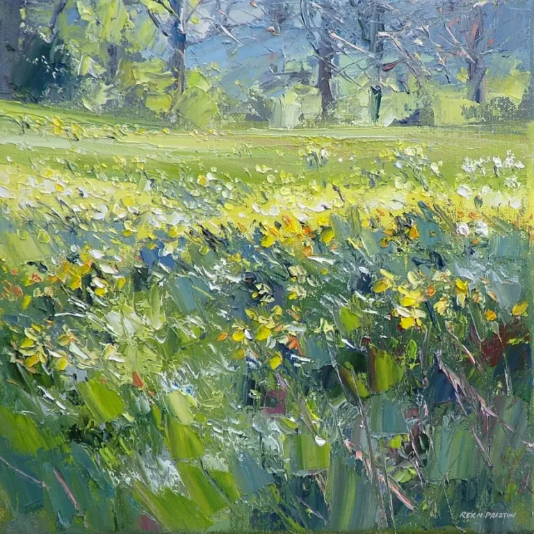Rex Preston - field of daffodils