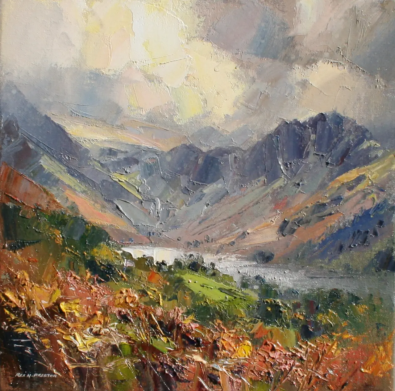 Rex Preston - reflected light, buttermere