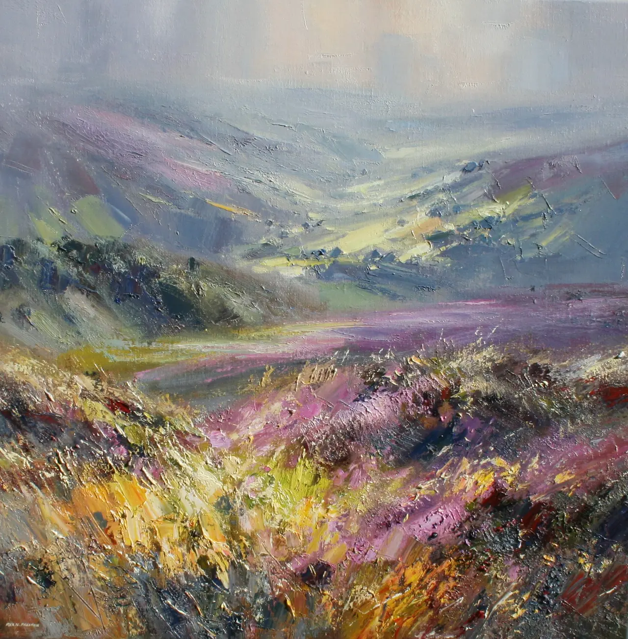 Rex Preston - view from hallam moors, derbyshire