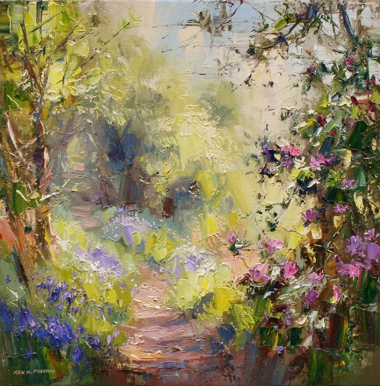 Rex Preston - spring walk, bramley wood