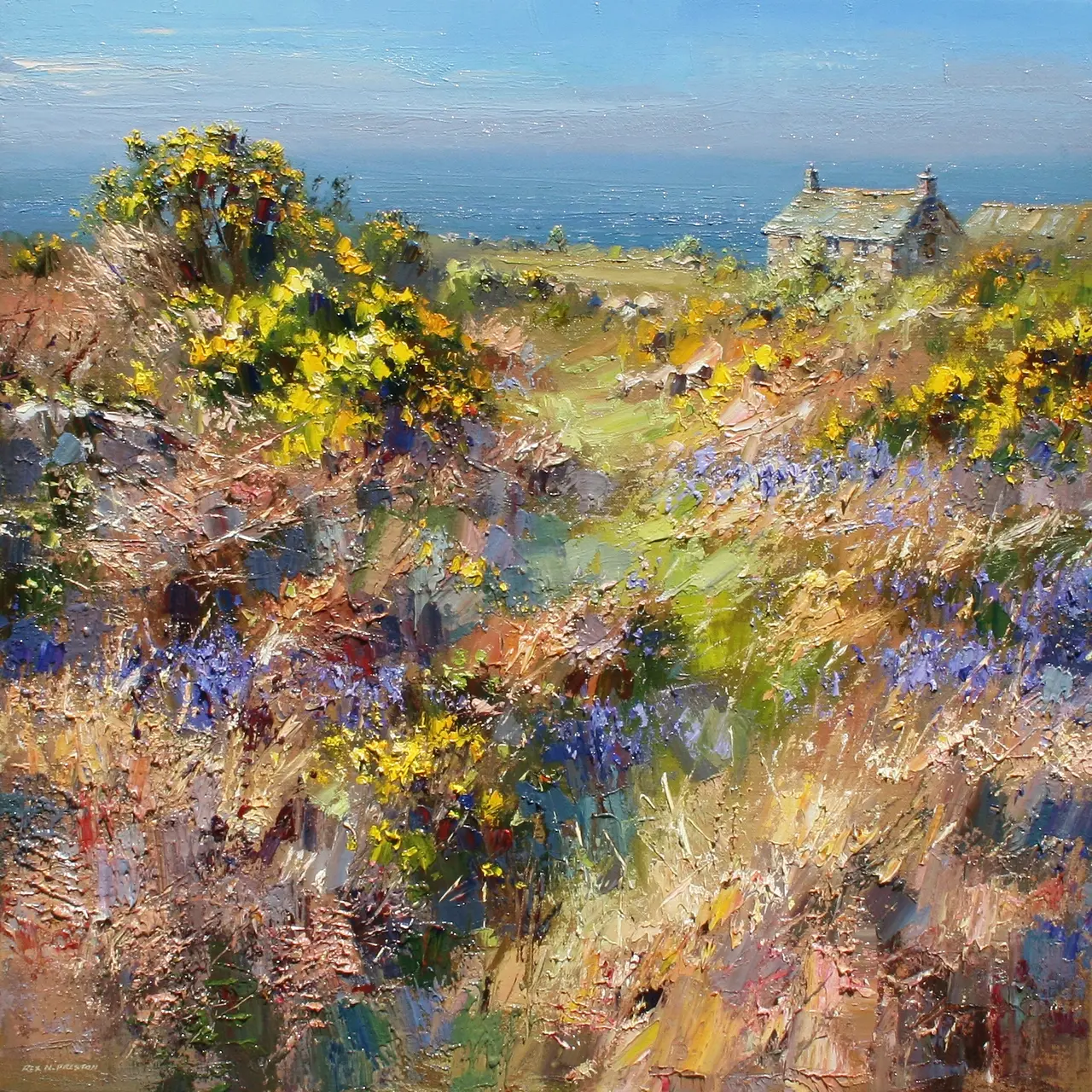 Rex Preston - spring day, west cornwall