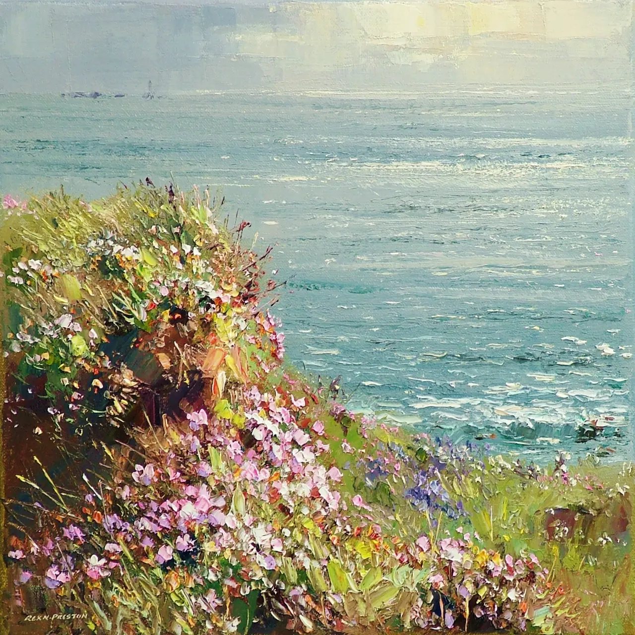 Rex Preston - afternoon sunlight, cape cornwall