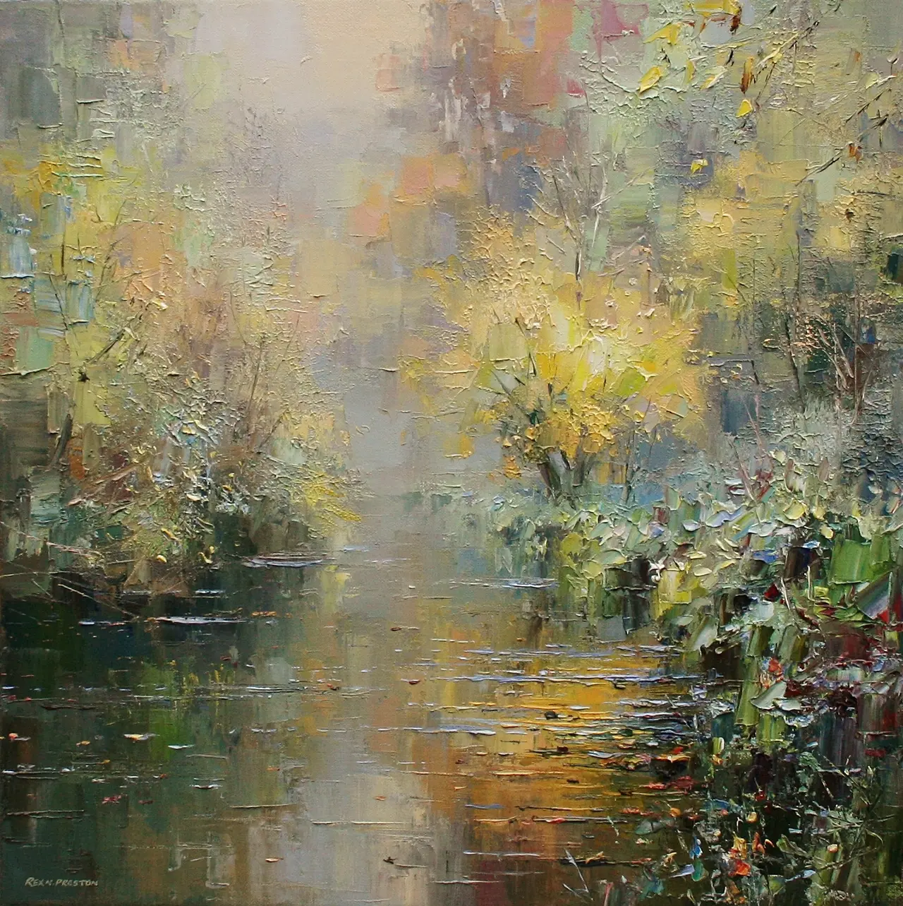 Rex Preston - autumn in wye dale