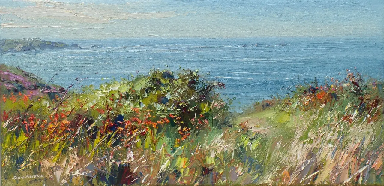 Rex Preston - monbretia, carn gloose