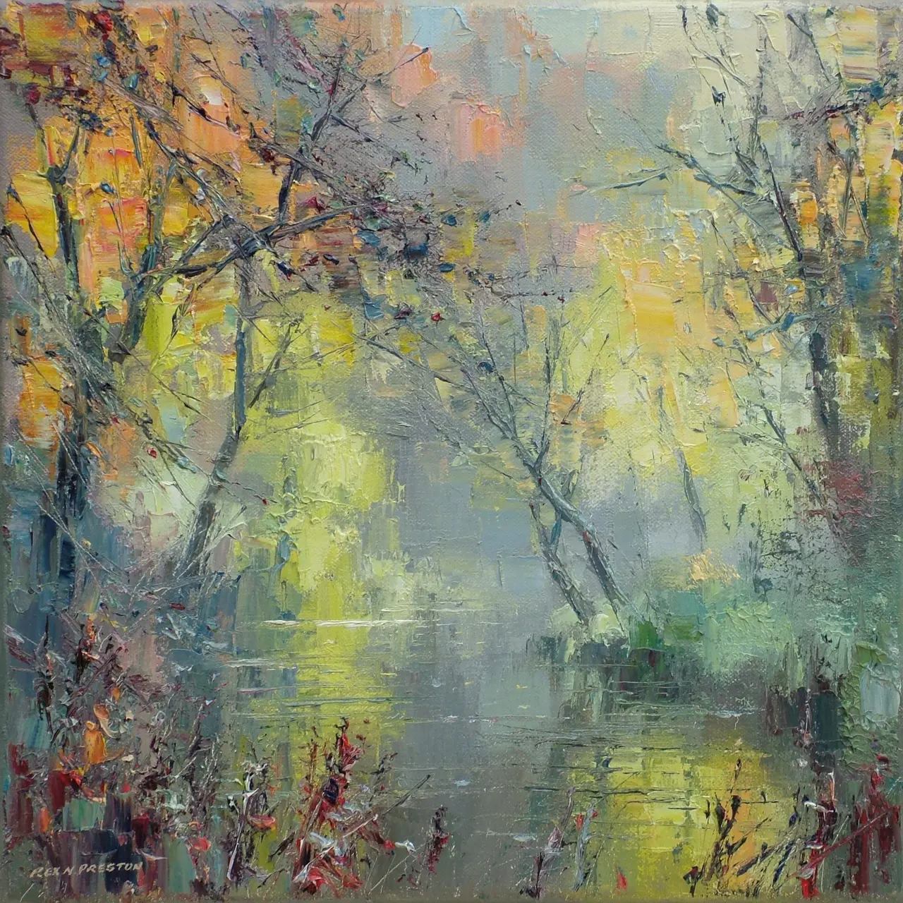 Rex Preston - sunlight and shade, miller's dale